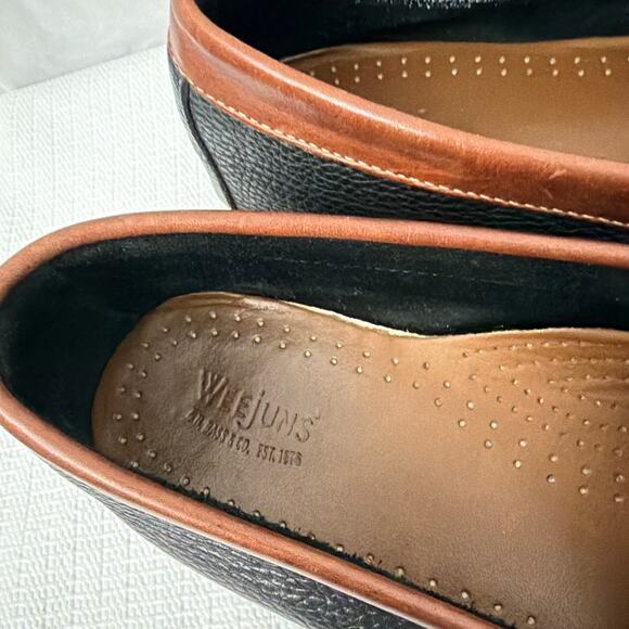 GH Bass Weejuns Shoes Mens 12 M Brown Leather Kiltie Tassel Loafers Moccasin main image 3